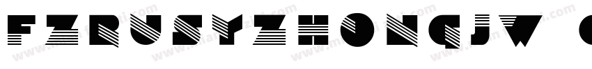 FZRUSYZHONGJW GFZRUS字体转换